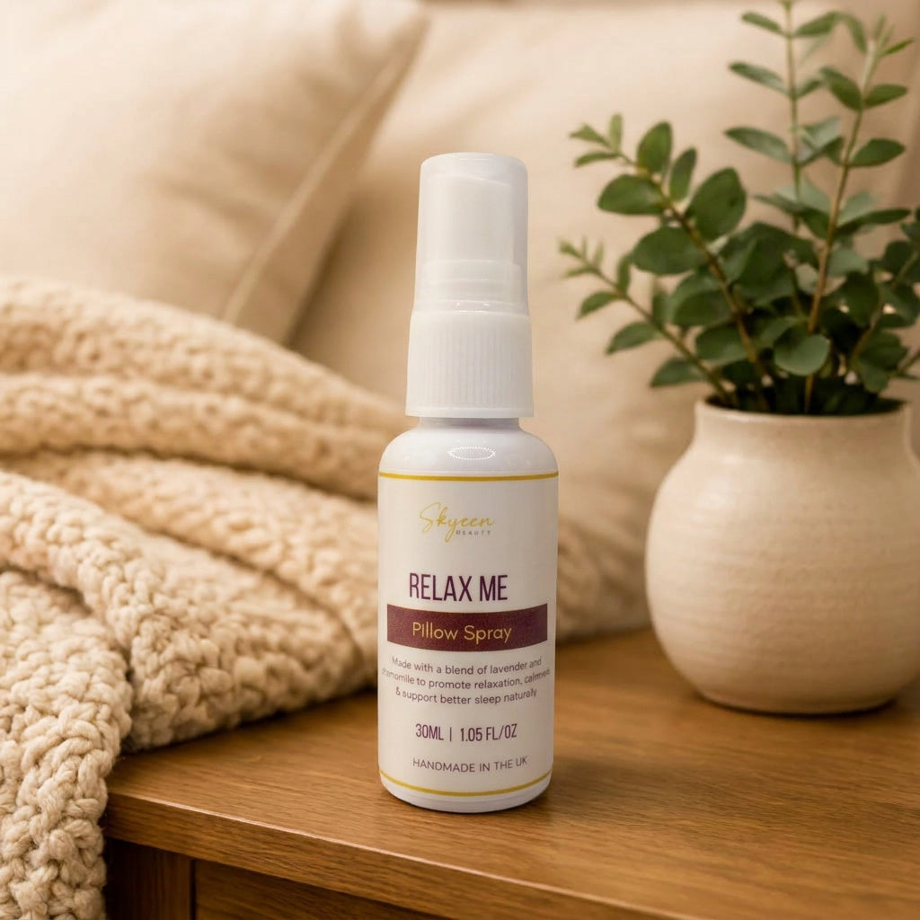 Pillow Spray for Relaxation, Sleep & Calmness Lavender Chamomile Skyeen Beauty - 30ml