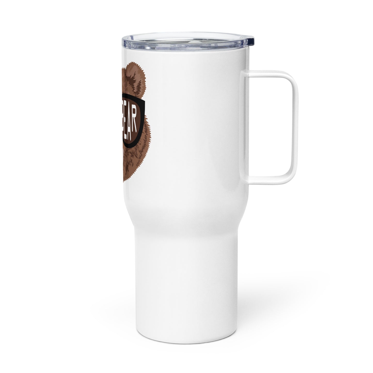 Stainless Steel Insulated Tumbler With Handle and Straws Lid - 25 oz