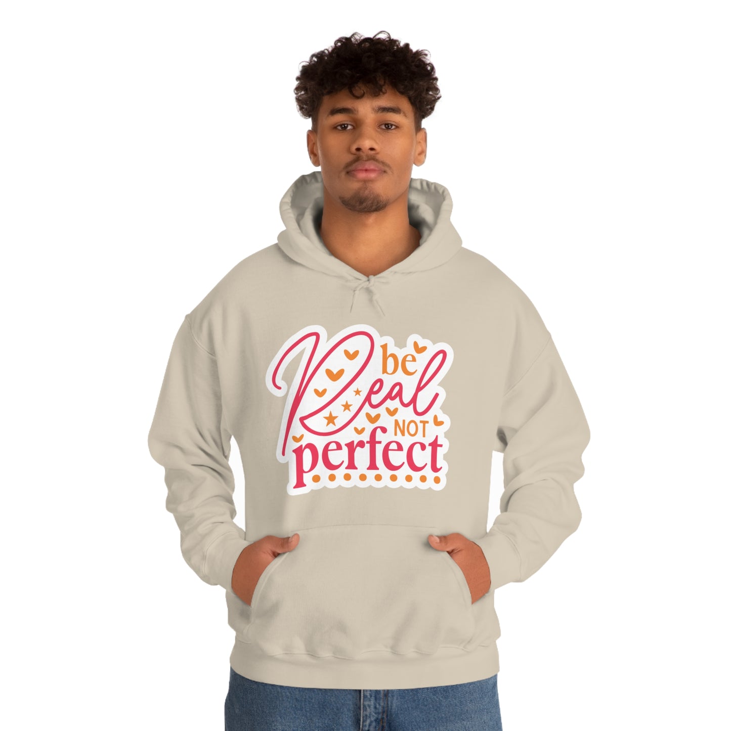Real Not Perfect Positivity - Hooded Sweatshirt for Women