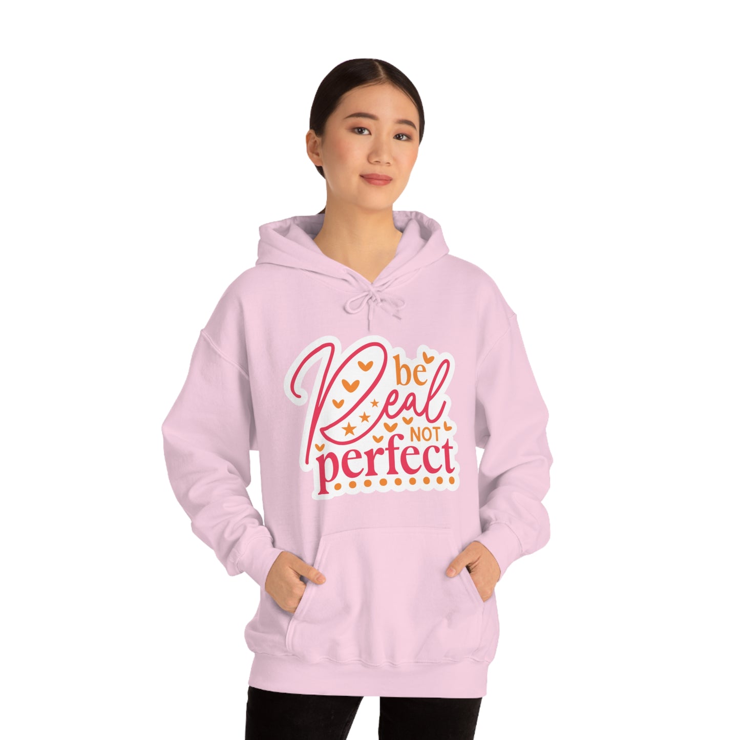 Real Not Perfect Positivity - Hooded Sweatshirt for Women