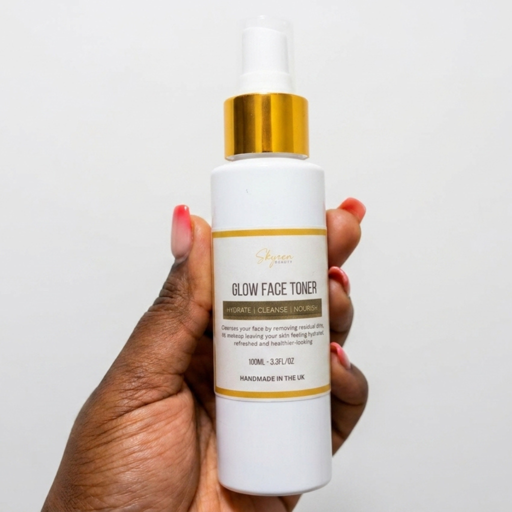 Glow Face Toner Natural Facial Cleanser 100ml - Skyeen Beauty