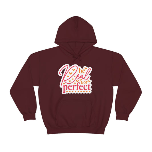 Real Not Perfect Positivity - Hooded Sweatshirt for Women