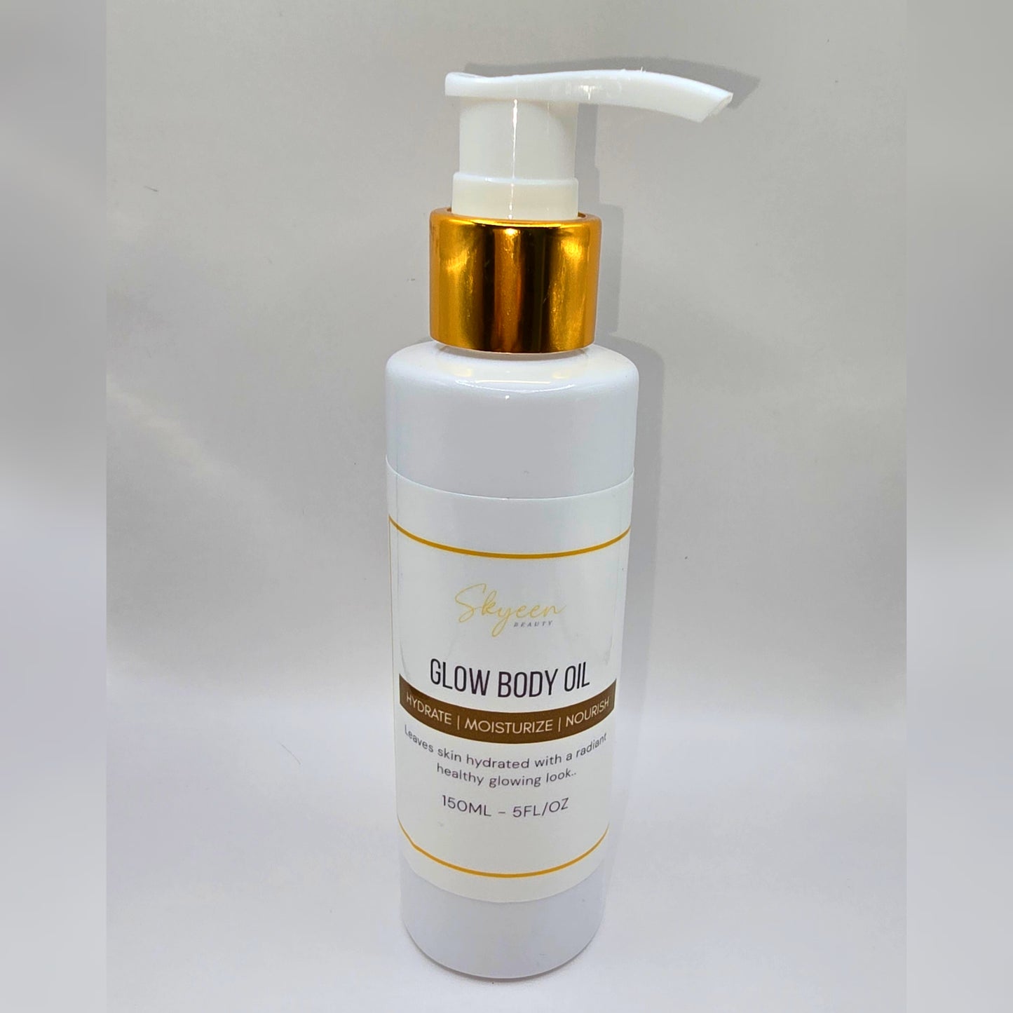 Glow Body Oil Natural Hydrating & Nourishing Body Oil - 150 ml  - Skyeen Beauty