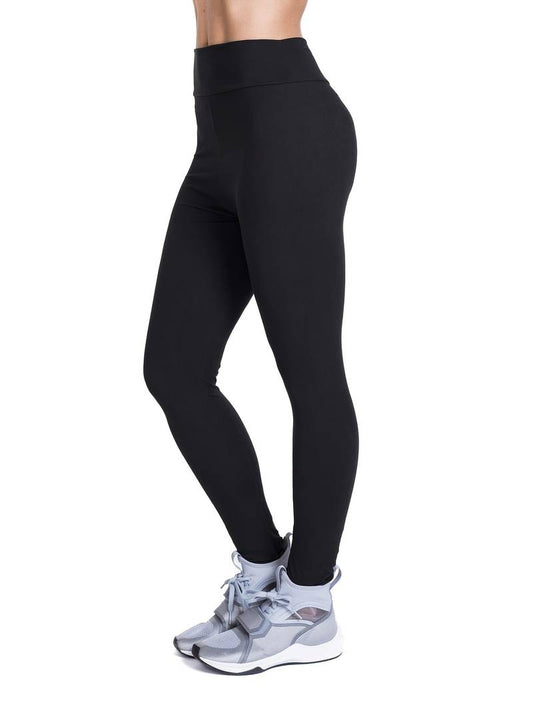 Black High Waisted Tummy Control Gym Leggings for Women