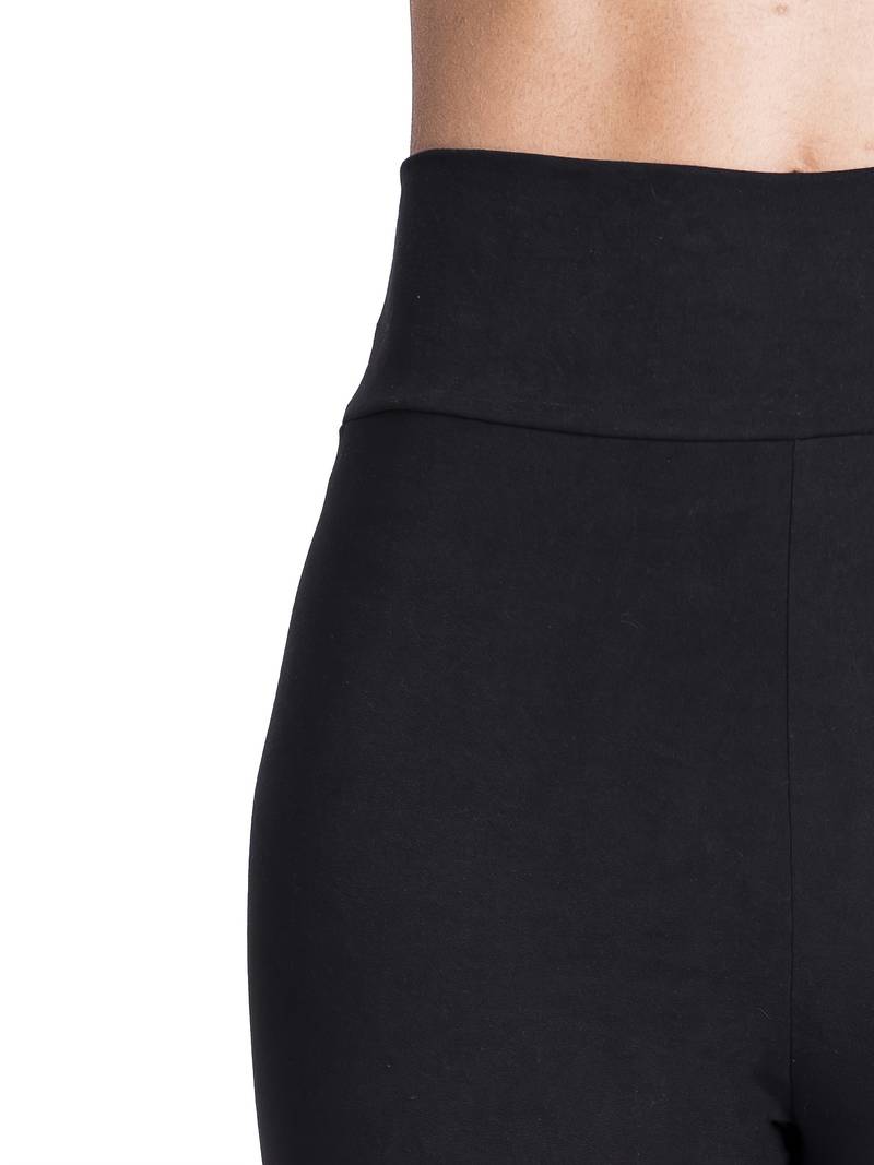 Black High Waisted Tummy Control Gym Leggings for Women
