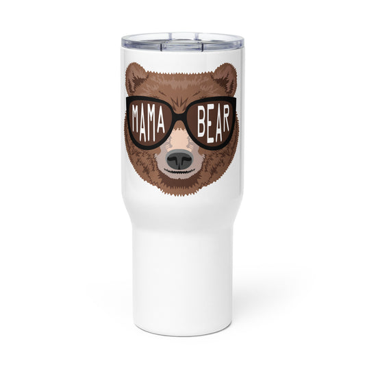 Stainless Steel Insulated Tumbler With Handle and Straws Lid - 25 oz