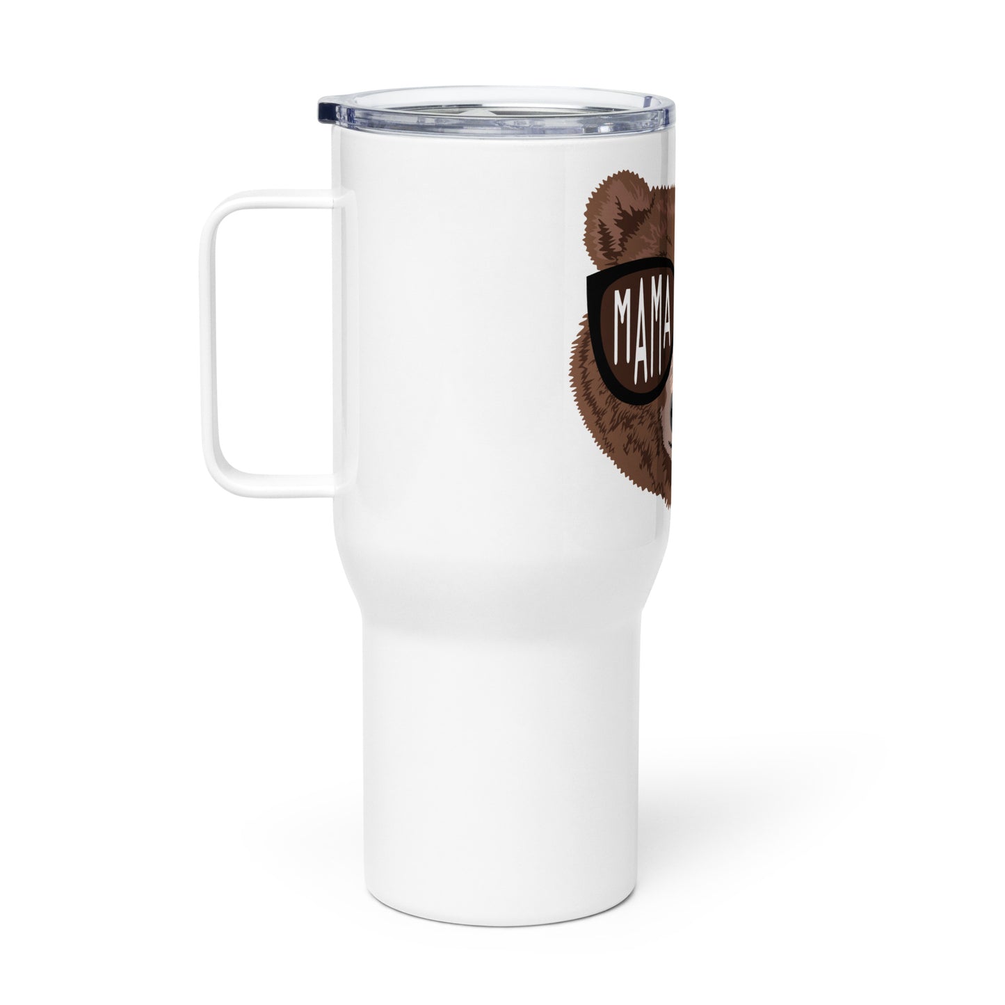 Stainless Steel Insulated Tumbler With Handle and Straws Lid - 25 oz