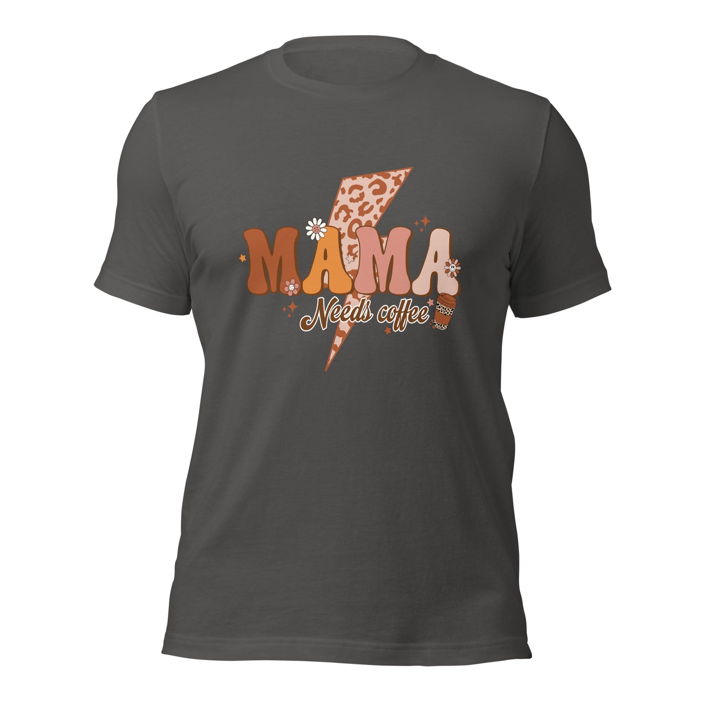 Mama Needs Coffee - Soft Organic Cotton Tshirt for Women