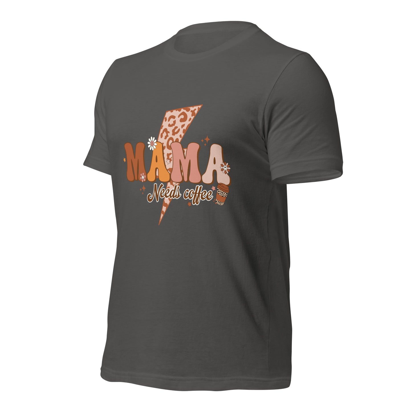 Mama Needs Coffee - Soft Organic Cotton Tshirt for Women