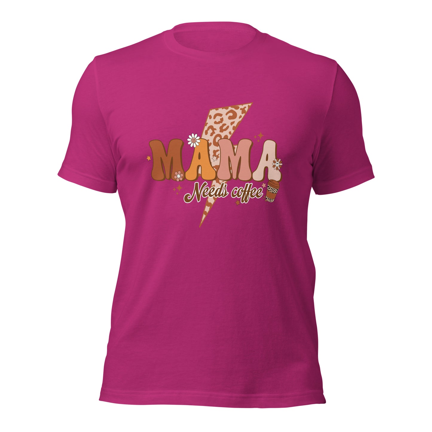 Mama Needs Coffee - Soft Organic Cotton Tshirt for Women