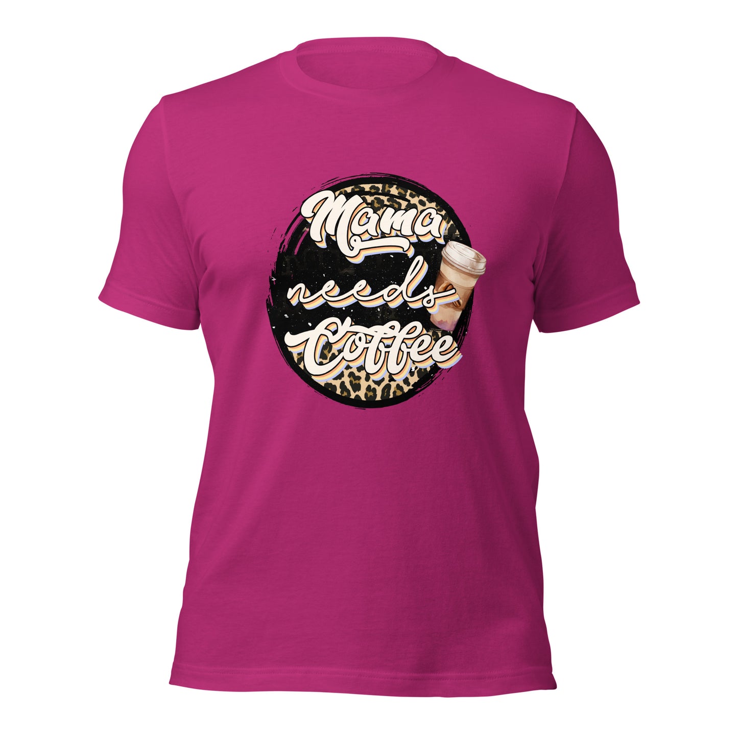 Mama Needs Coffee - Soft Organic Cotton Tshirt for Women