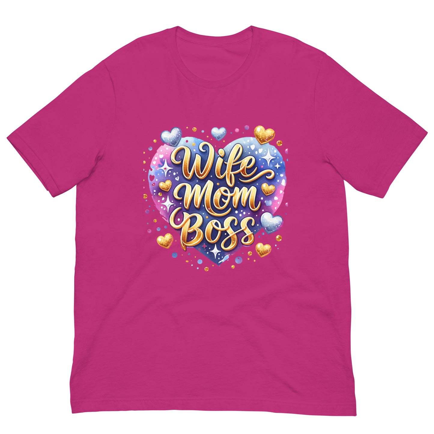 Wife Mom Boss Tshirt for Women