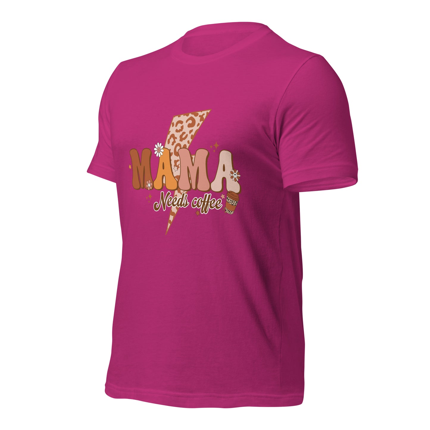 Mama Needs Coffee - Soft Organic Cotton Tshirt for Women