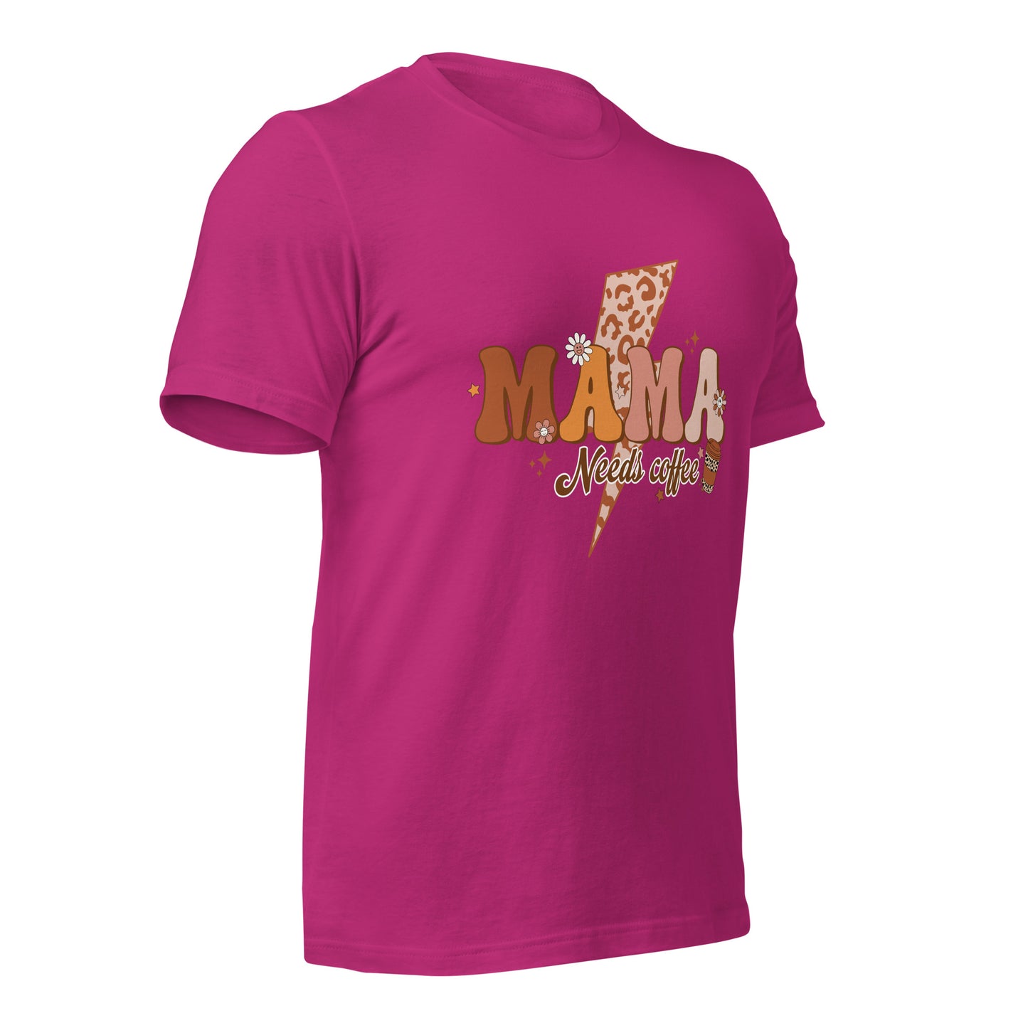 Mama Needs Coffee - Soft Organic Cotton Tshirt for Women
