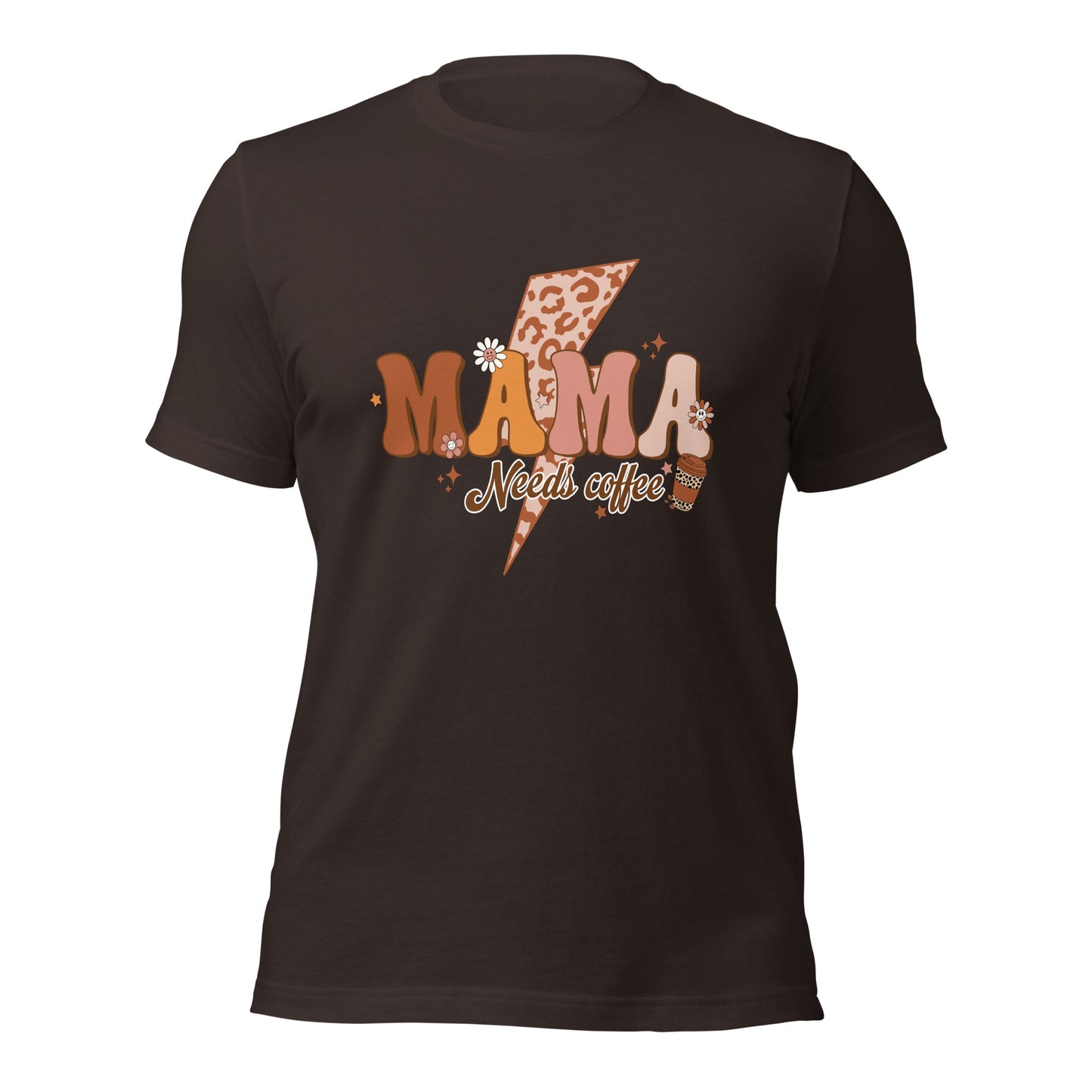 Mama Needs Coffee - Soft Organic Cotton Tshirt for Women