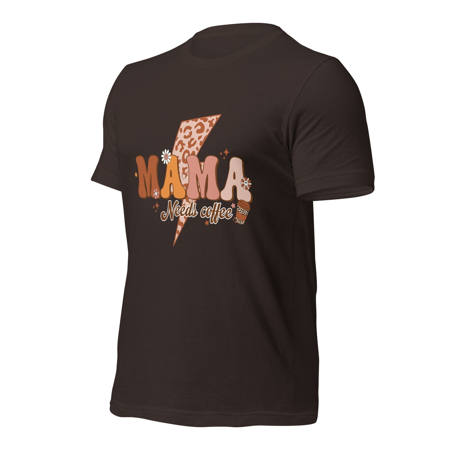 Mama Needs Coffee - Soft Organic Cotton Tshirt for Women