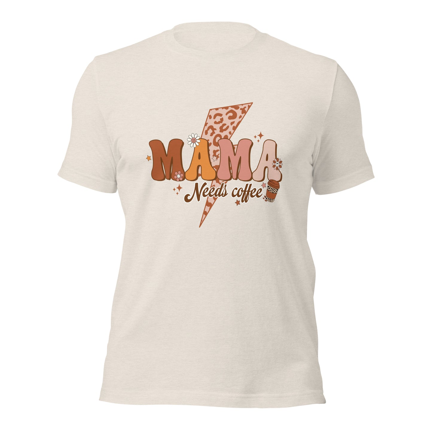 Mama Needs Coffee - Soft Organic Cotton Tshirt for Women