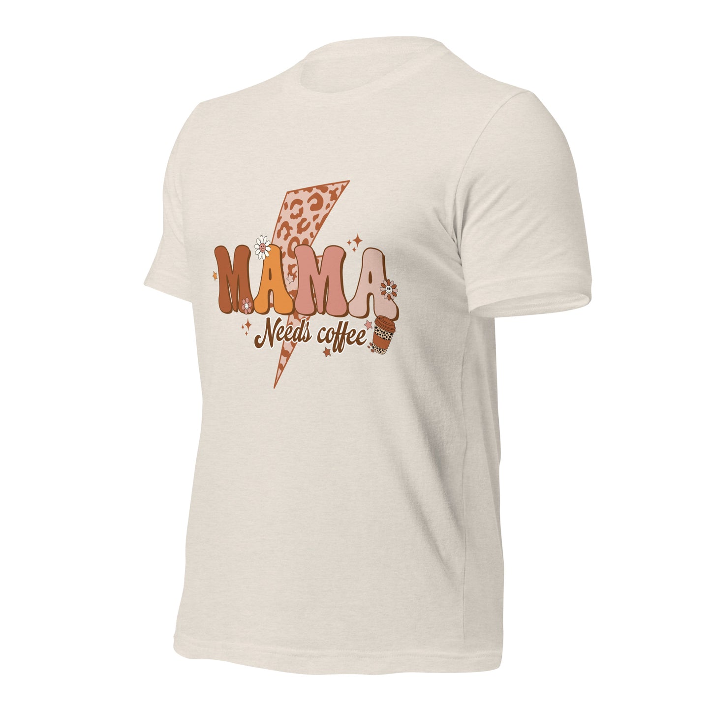 Mama Needs Coffee - Soft Organic Cotton Tshirt for Women