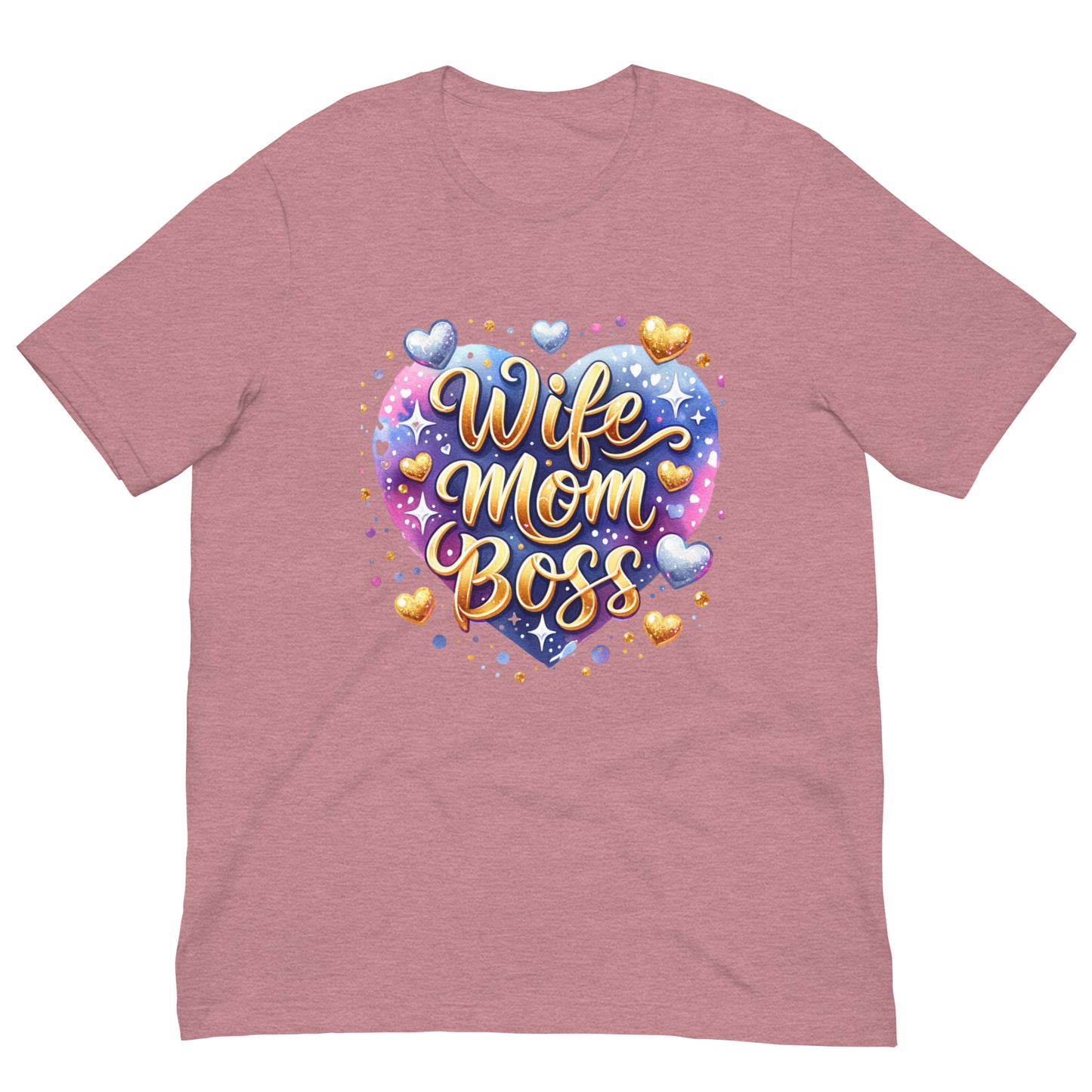 Wife Mom Boss Tshirt for Women