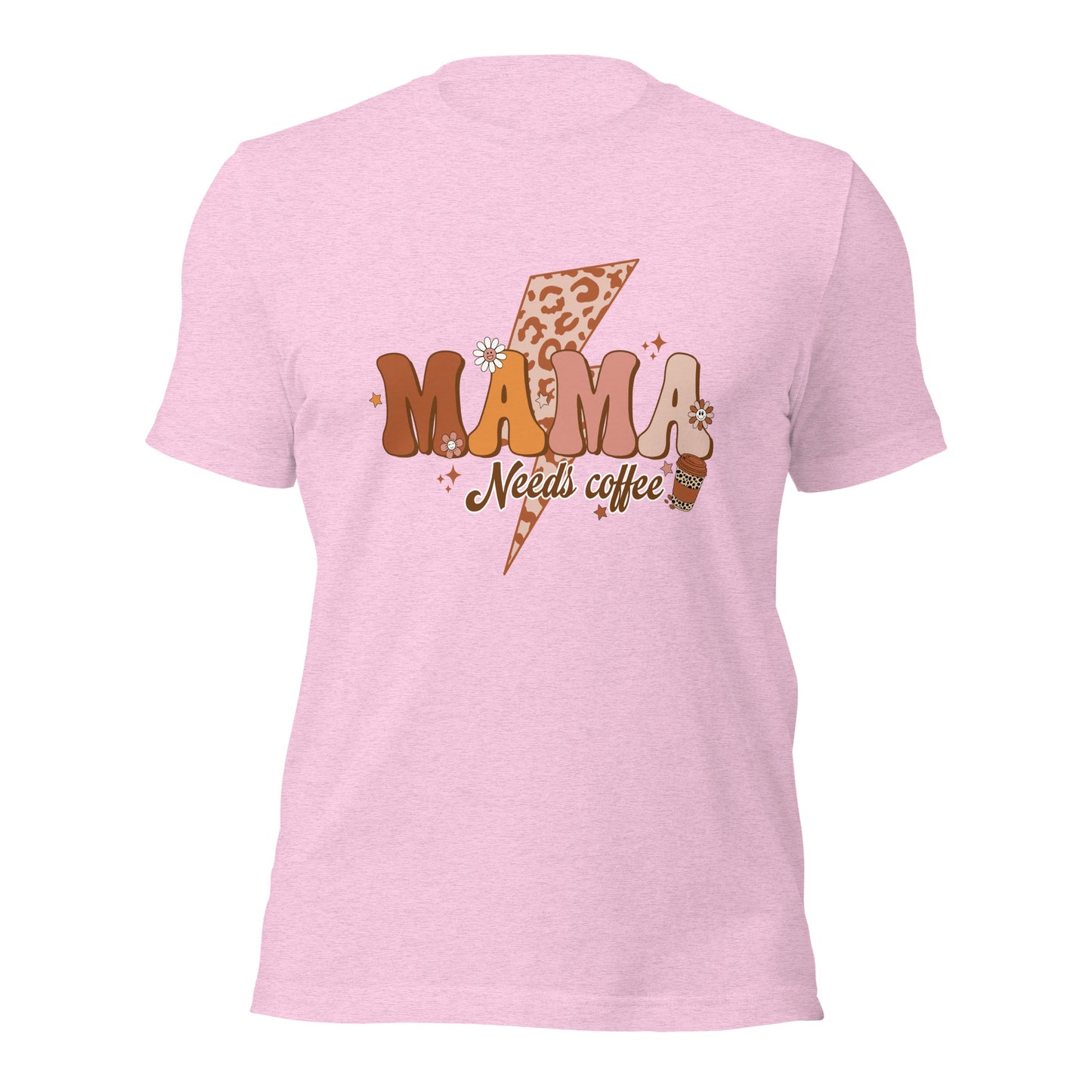 Mama Needs Coffee - Soft Organic Cotton Tshirt for Women