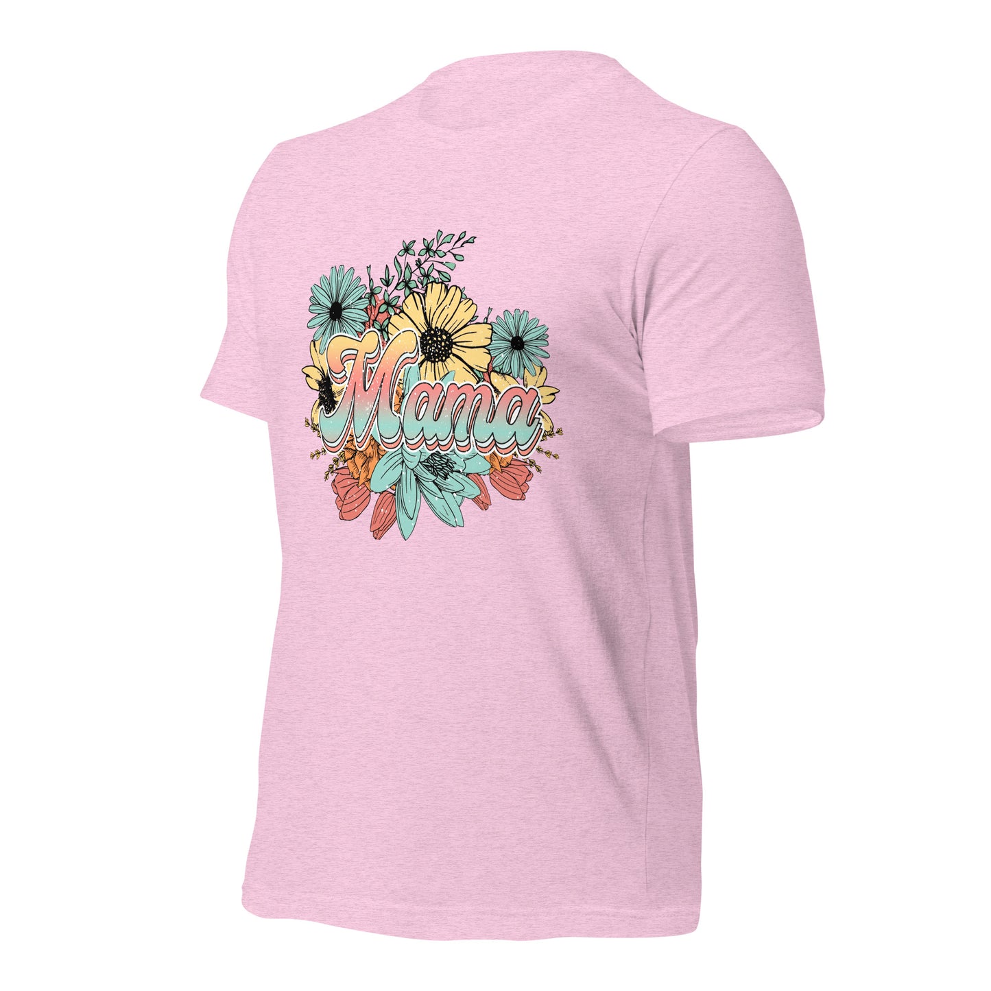 Mama Floral Soft Organic Cotton Tshirt for Women