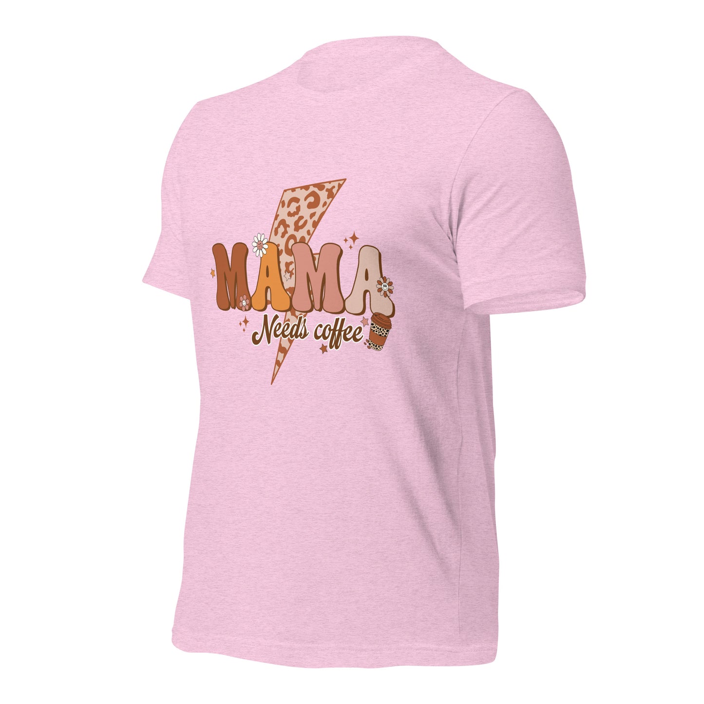 Mama Needs Coffee - Soft Organic Cotton Tshirt for Women
