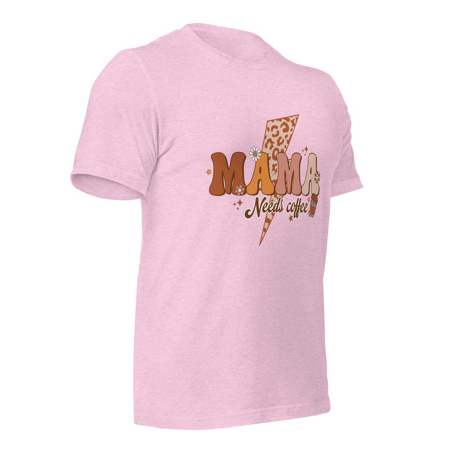 Mama Needs Coffee - Soft Organic Cotton Tshirt for Women