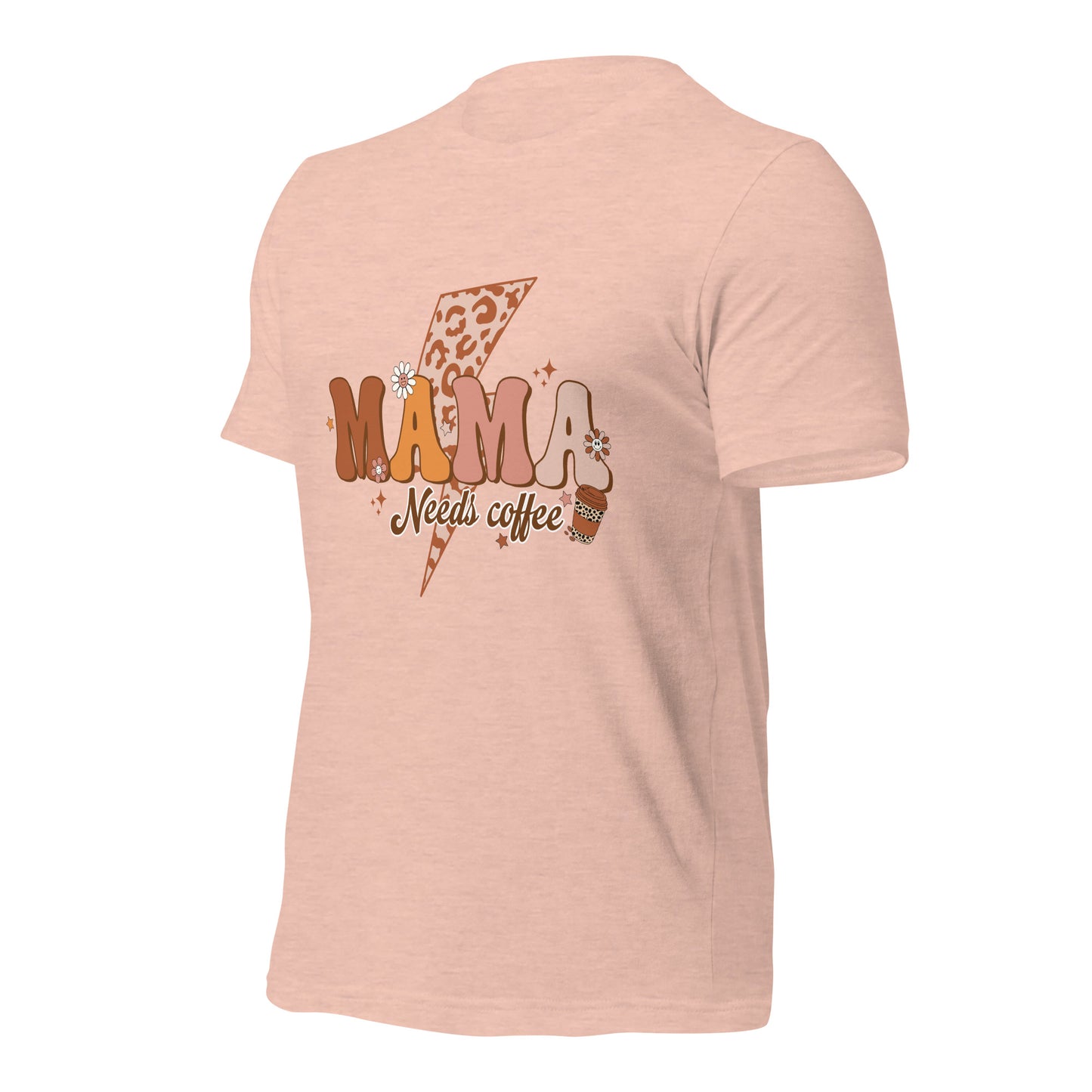 Mama Needs Coffee - Soft Organic Cotton Tshirt for Women