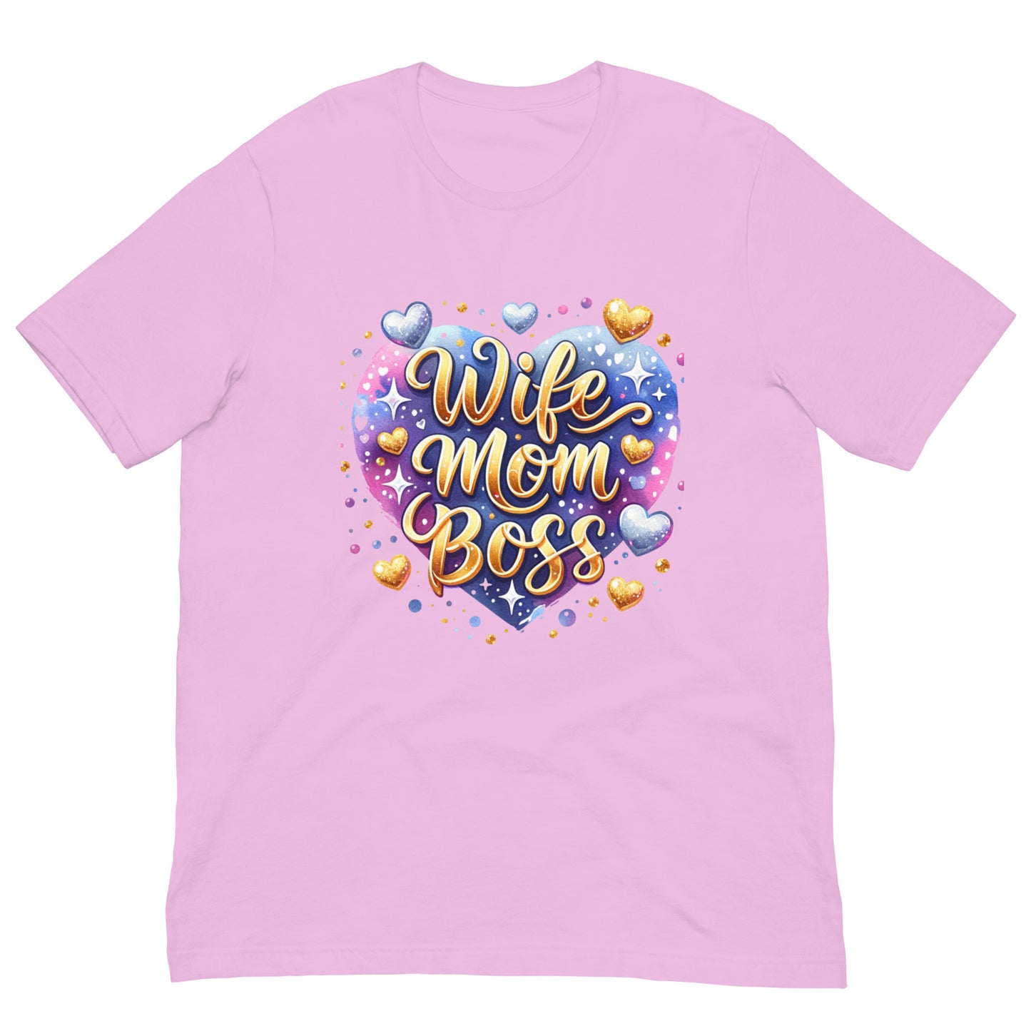 Wife Mom Boss Tshirt for Women