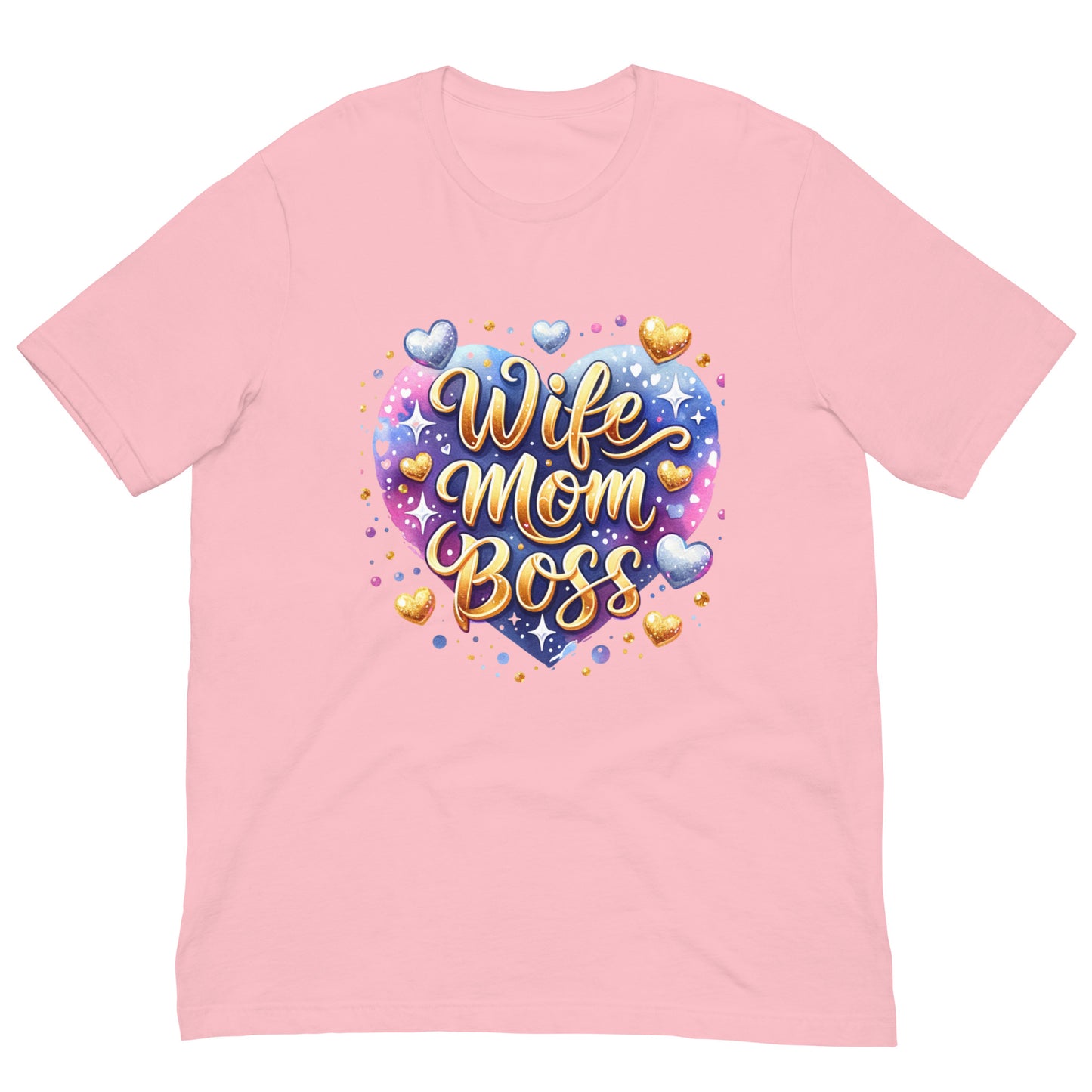 Wife Mom Boss Tshirt for Women
