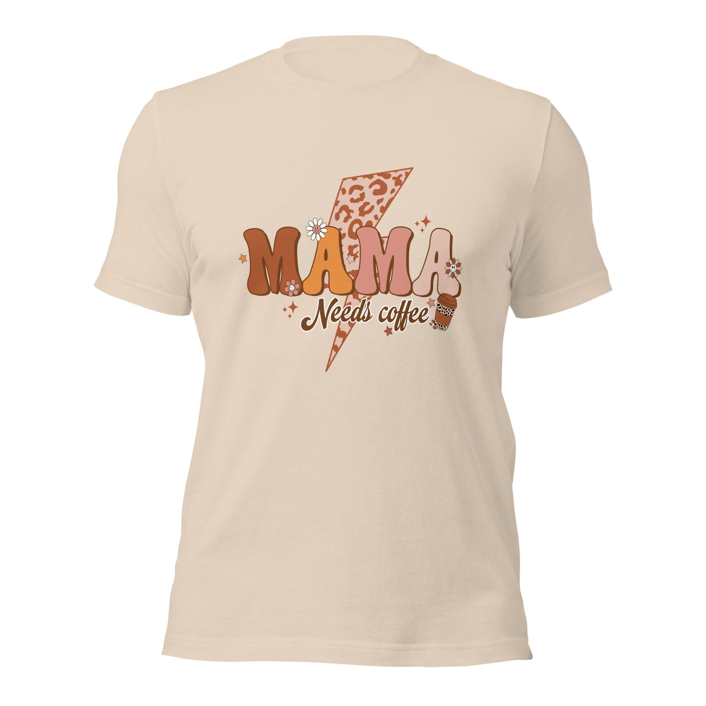 Mama Needs Coffee - Soft Organic Cotton Tshirt for Women