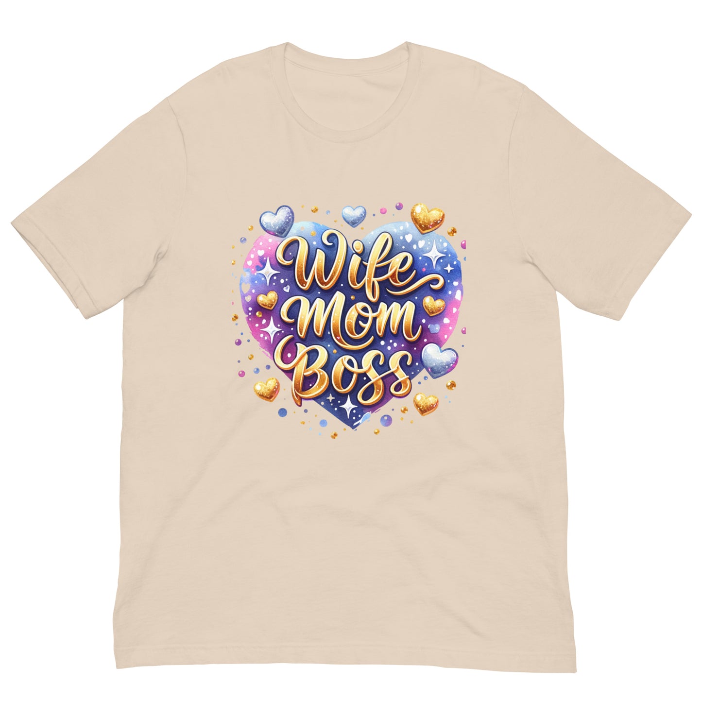 Wife Mom Boss Tshirt for Women