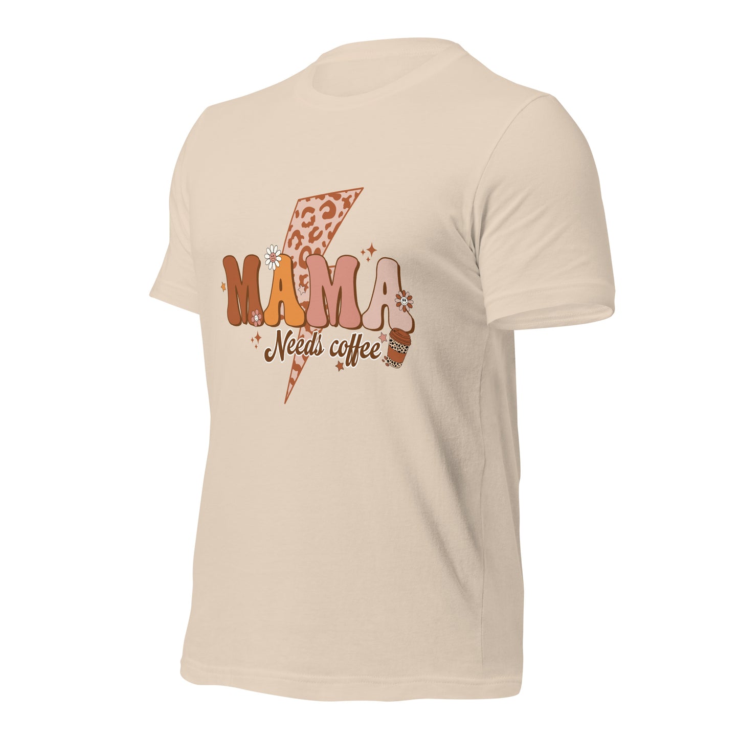 Mama Needs Coffee - Soft Organic Cotton Tshirt for Women