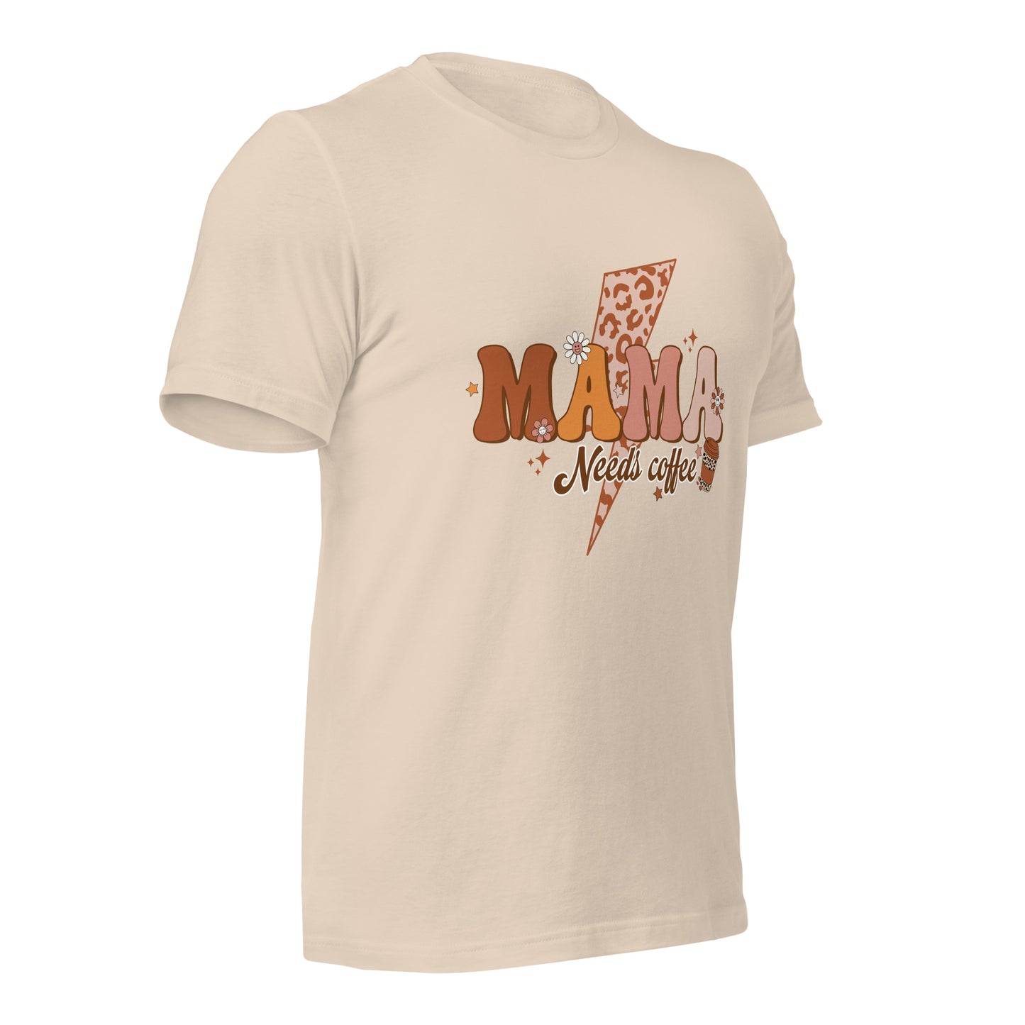 Mama Needs Coffee - Soft Organic Cotton Tshirt for Women