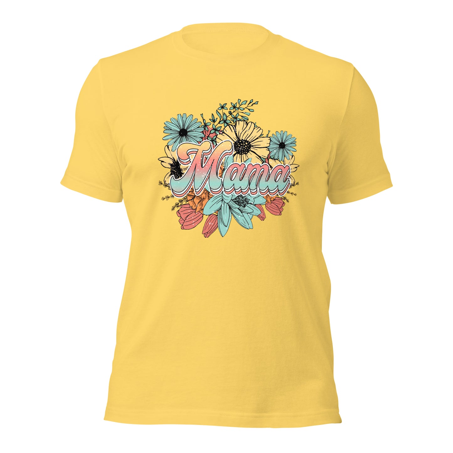 Mama Floral Soft Organic Cotton Tshirt for Women