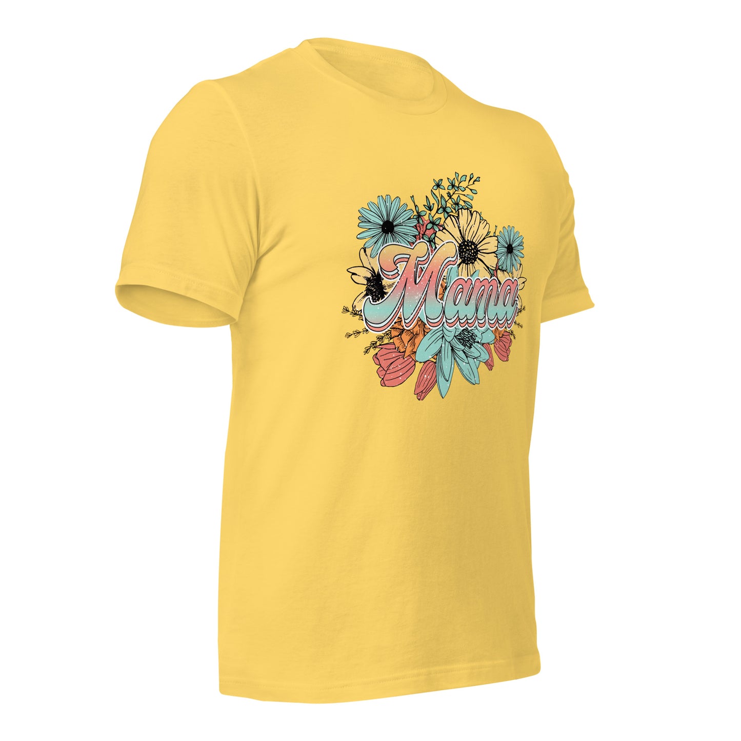 Mama Floral Soft Organic Cotton Tshirt for Women